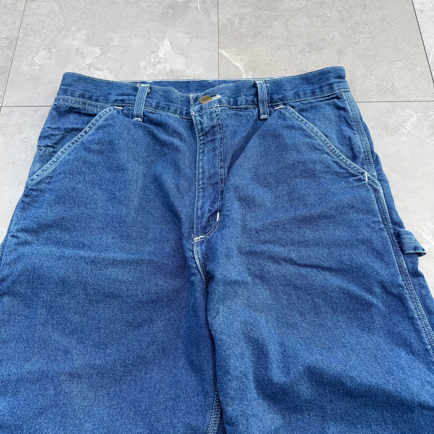 90s Carhartt Made in USA Flannel Lined Denim 33x32 KiiChain Clothing