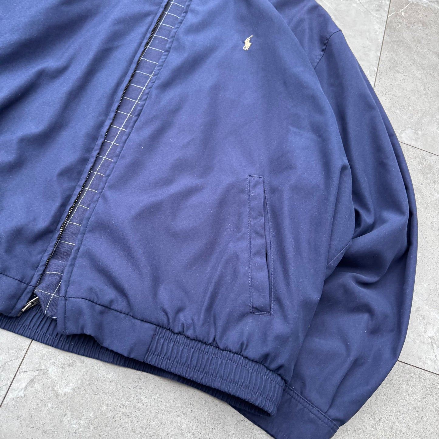 00s Polo by Ralph Lauren Navy Swing Top Jacket KiiChain Clothing