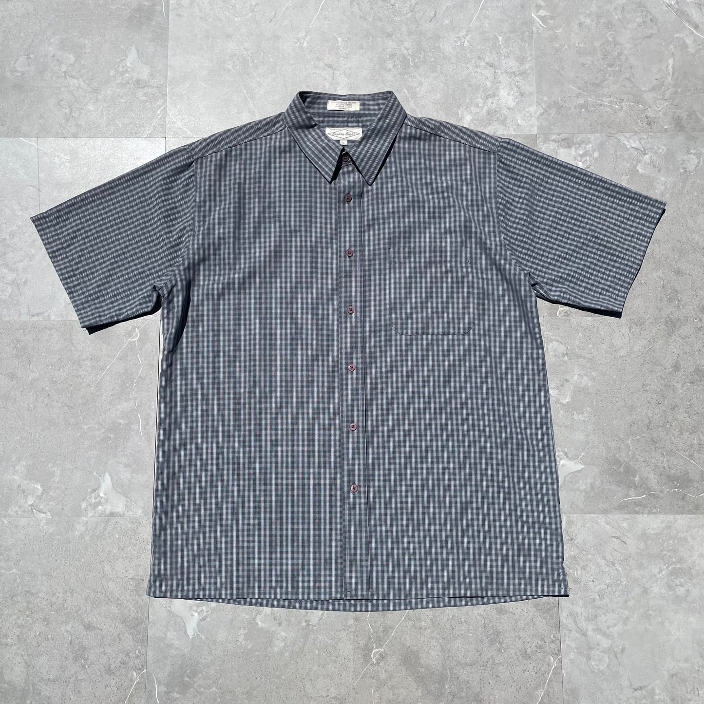 90s Eighty Eight Checkered Short Sleeve Shirt KiiChain Clothing