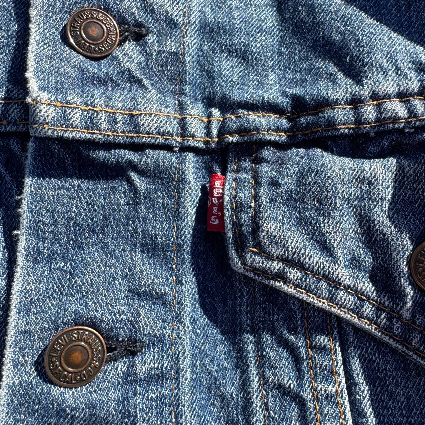 70s-80s Levi's Type III Made in USA Denim Jacket KiiChain Clothing