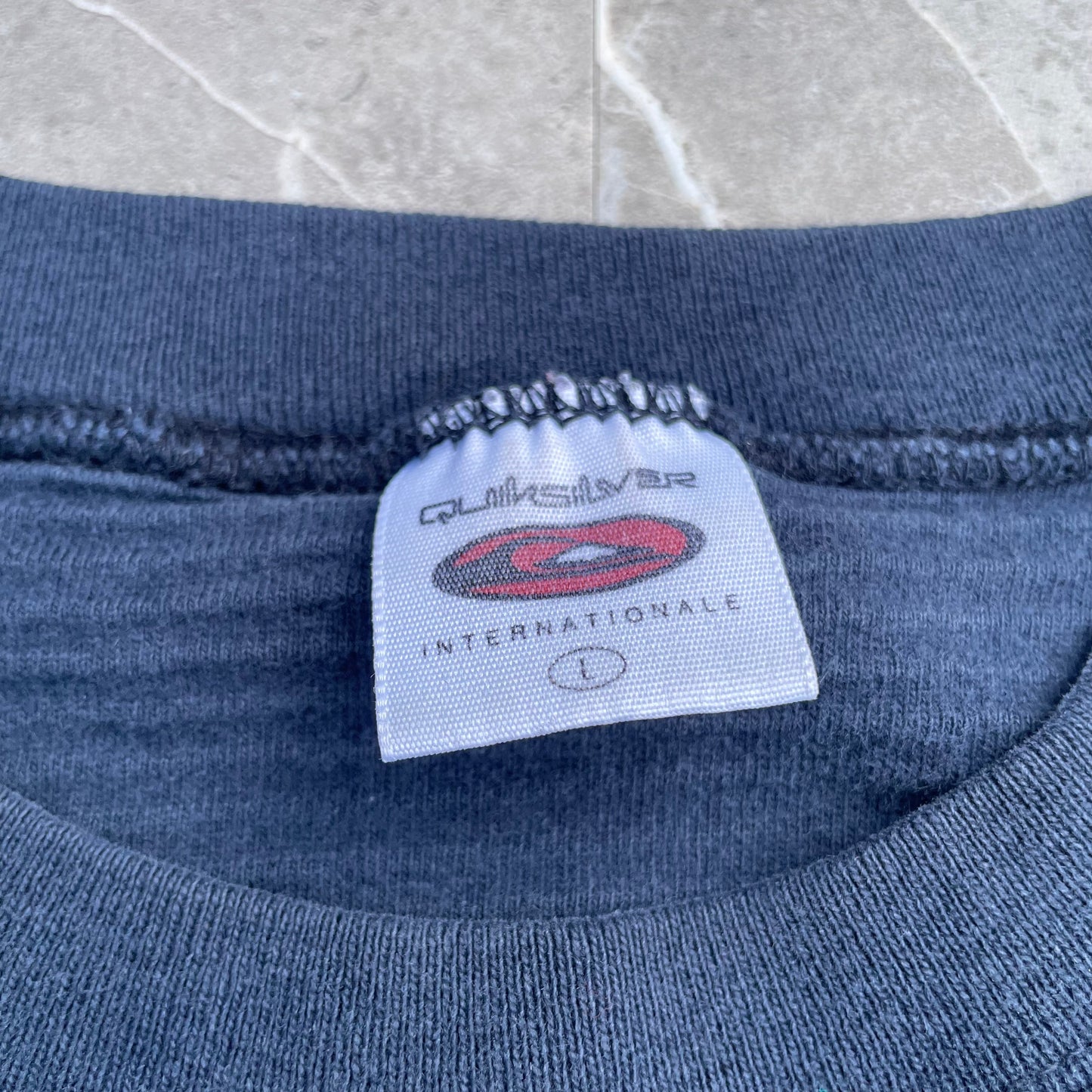 90s Quicksilver Made in USA Ribbed T-Shirt KiiChain Clothing