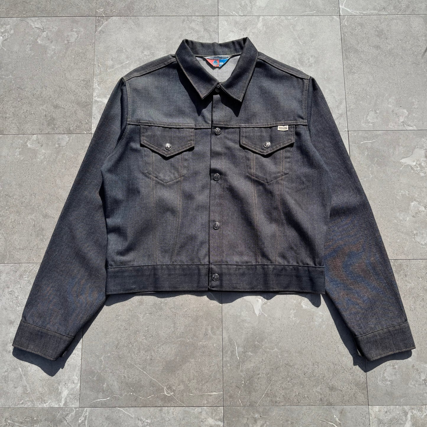 70s Sears Put-On Shop Toughskins Dark Wash Denim Jacket KiiChain Clothing