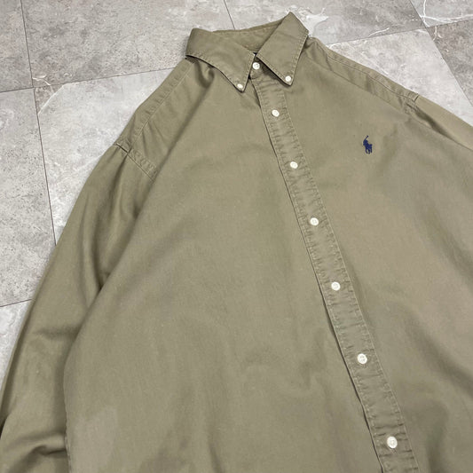 90s Ralph Lauren Blaire Brown Shirt KiiChain Clothing