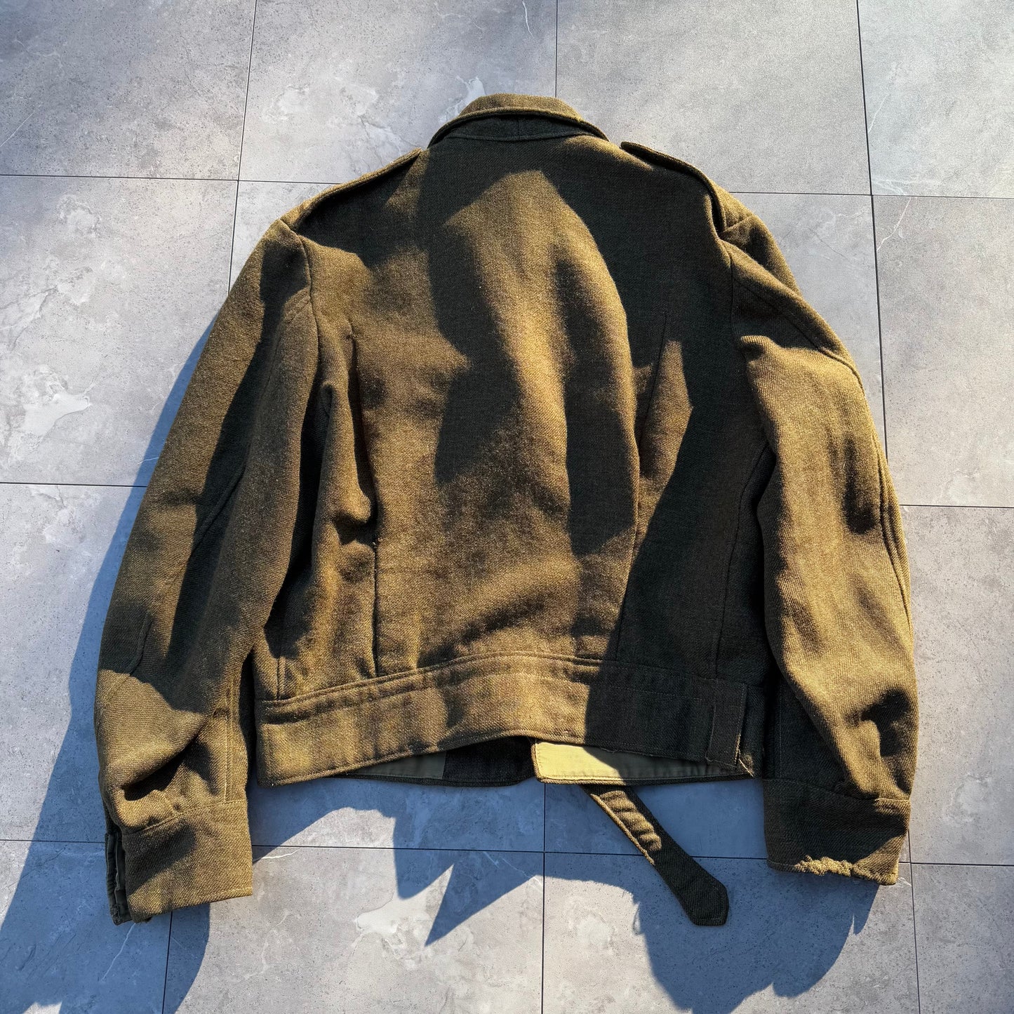 50s Bond Clothes Shop 1951 Made in USA Wool Blouse Serge Jacket KiiChain Clothing