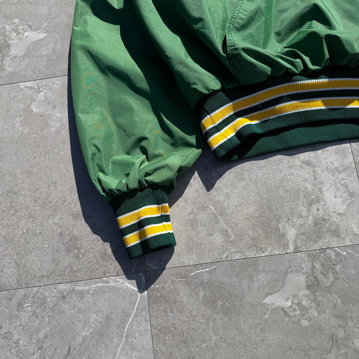 70s Ripon Jackets Made in USA Green Hooded Anorak Jacket KiiChain Clothing