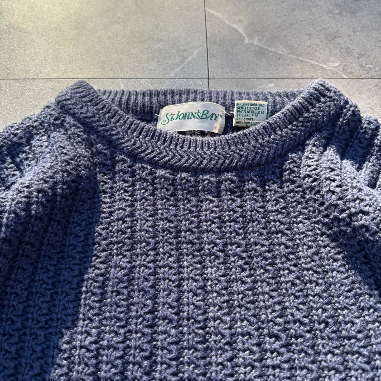 90s St. John's Bay Textured Boxy Knit KiiChain Clothing