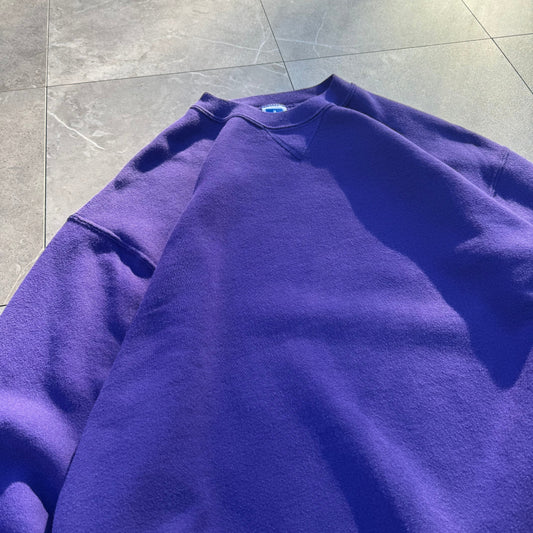 90s Russell Athletic Made in USA Purple Blank Sweatshirt KiiChain Clothing