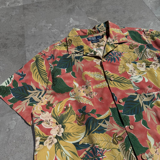 90s Ralph Lauren Rare “Vintage Caldwell” Open Collar Shirt KiiChain Clothing