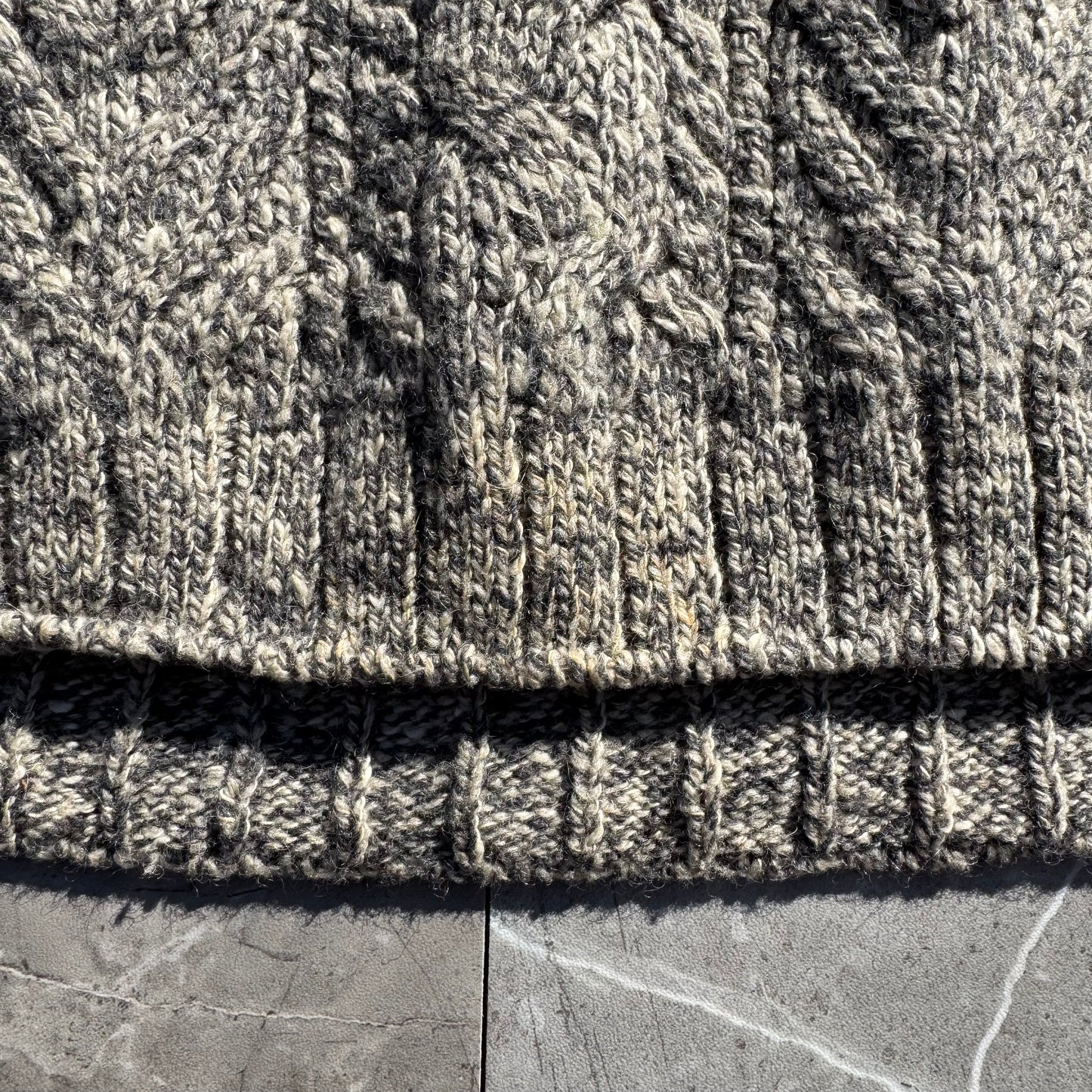 90s-00s Eddie Bauer Made in USA Wool-Blend Mock Neck Knitted Sweater KiiChain Clothing
