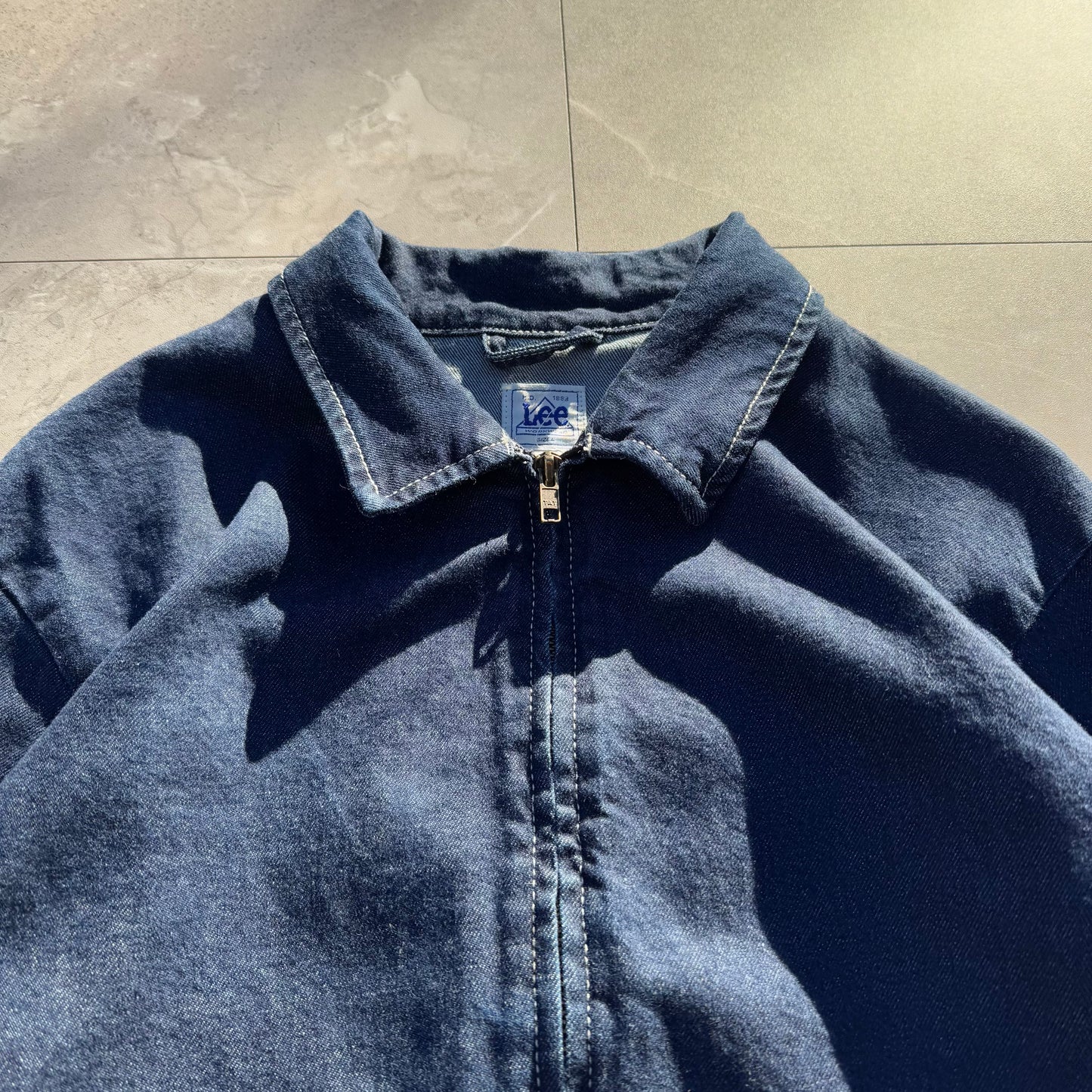 00s Lee Cropped Zip-Up Denim Jacket KiiChain Clothing