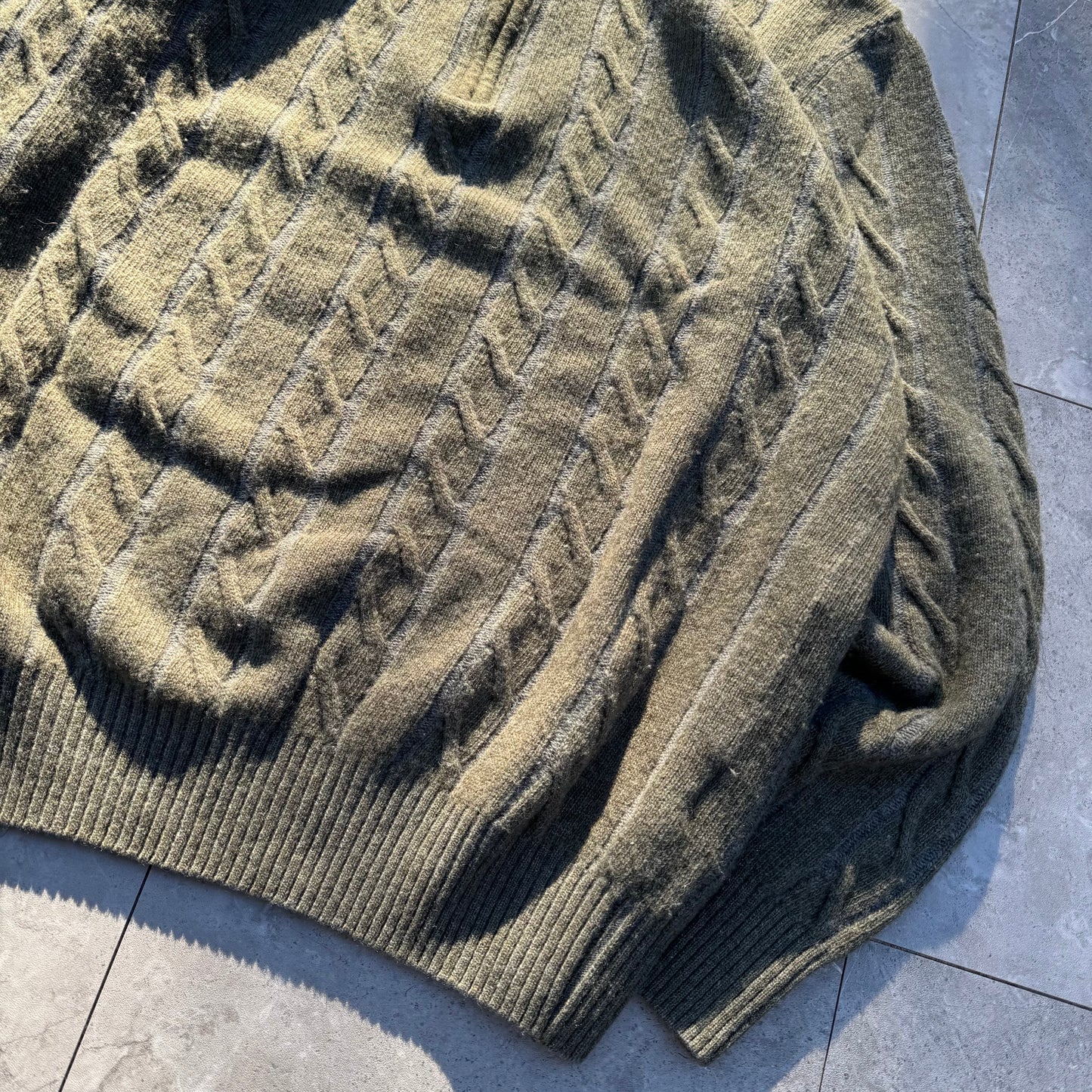 90s-00s Bugatchi Made in Italy Half-Zip Knit