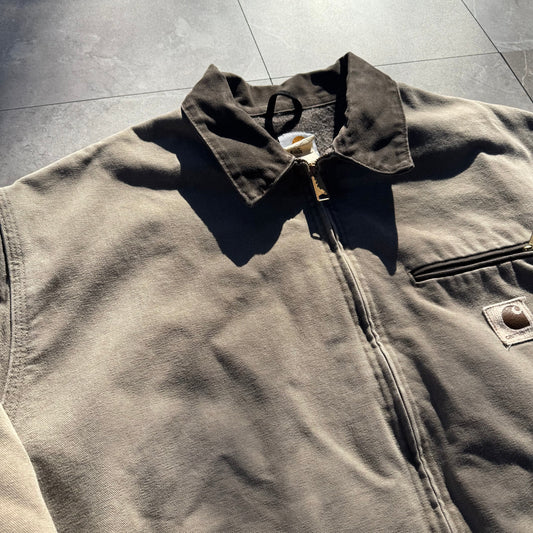 90s-00s Carhartt Made in USA Sand Stone Detroit Jacket KiiChain Clothing