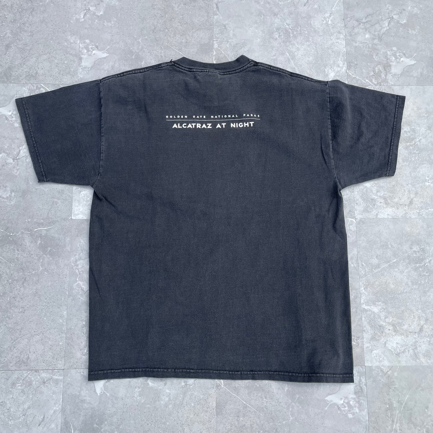 90s Hanes Alcatraz 1999 Faded Graphic T-Shirt