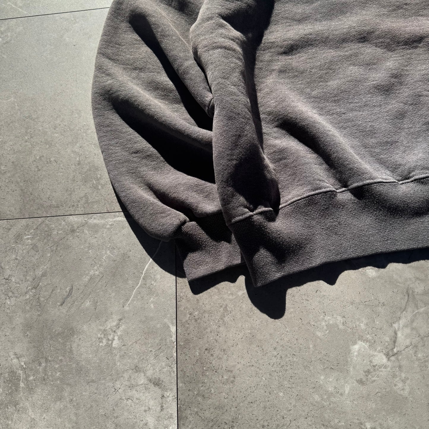 90s Russell Athletic Made in USA Blank Faded Gray Sweatshirt