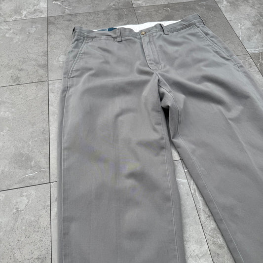 00s Polo by Ralph Lauren Gray Preston Chino Pants KiiChain Clothing