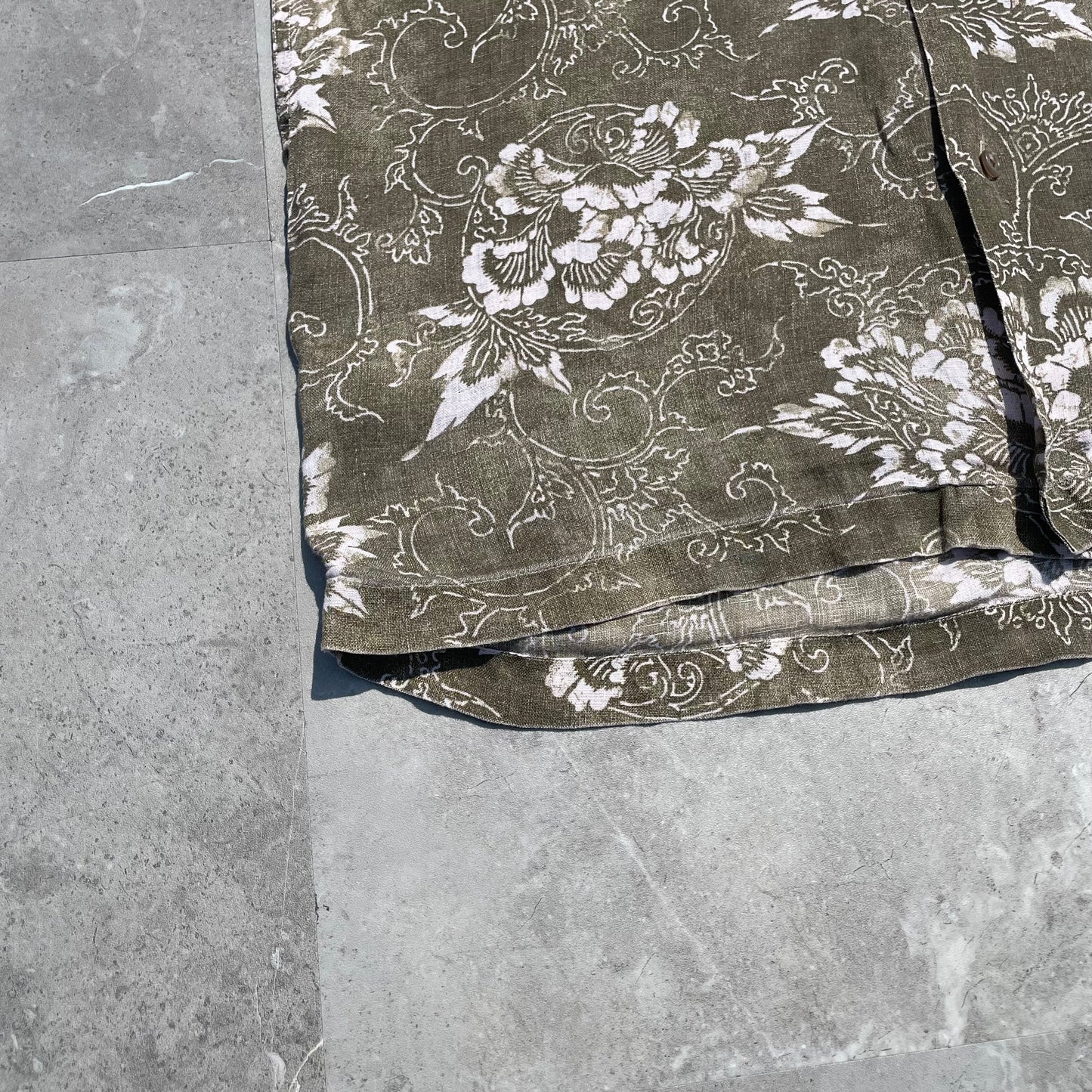 90s Ralph Lauren Lance Rare Paisley Linen Shirt (M) KiiChain Clothing