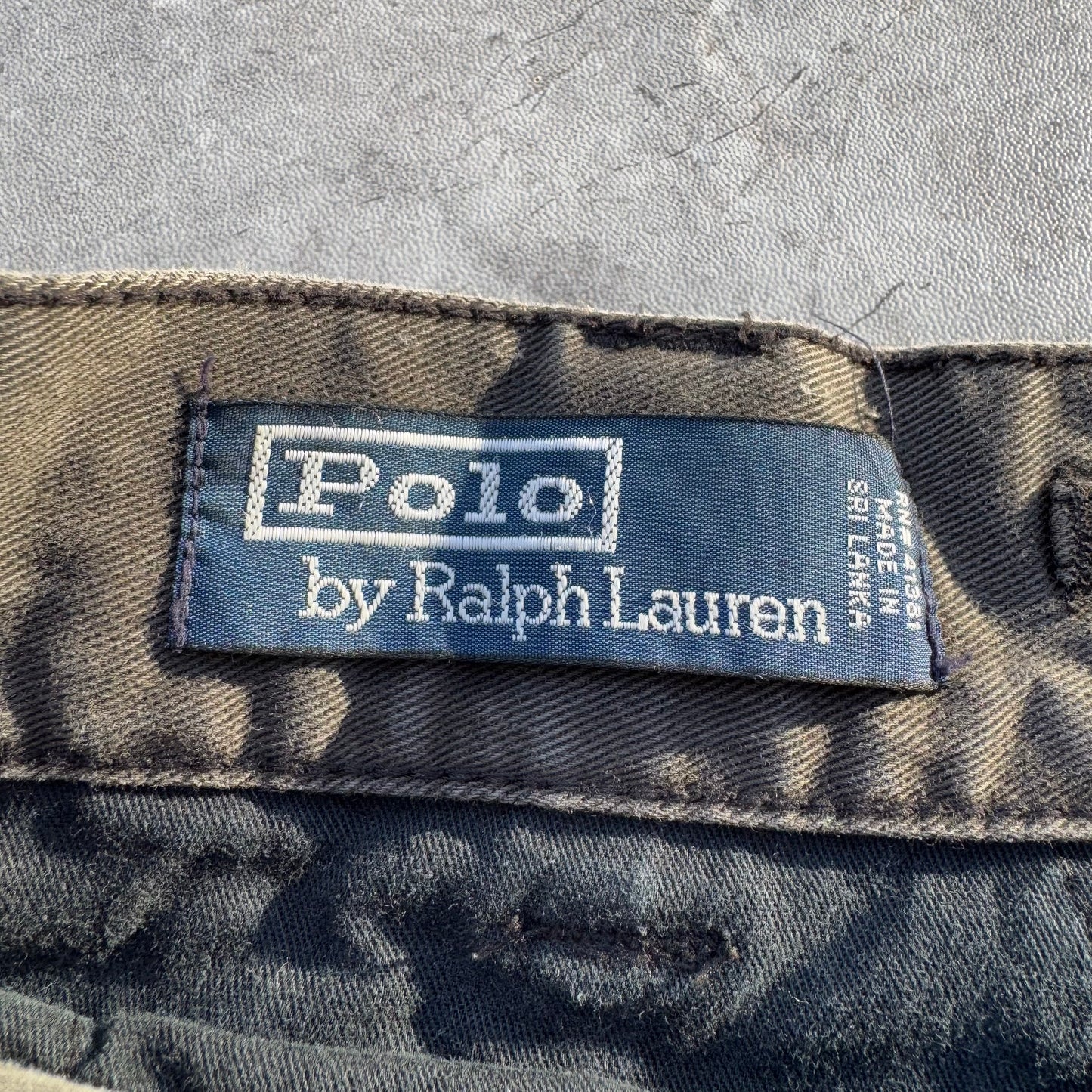 90s-00s Polo by Ralph Lauren Polo Chino Dark Gray Military Cargo Pants 32x30