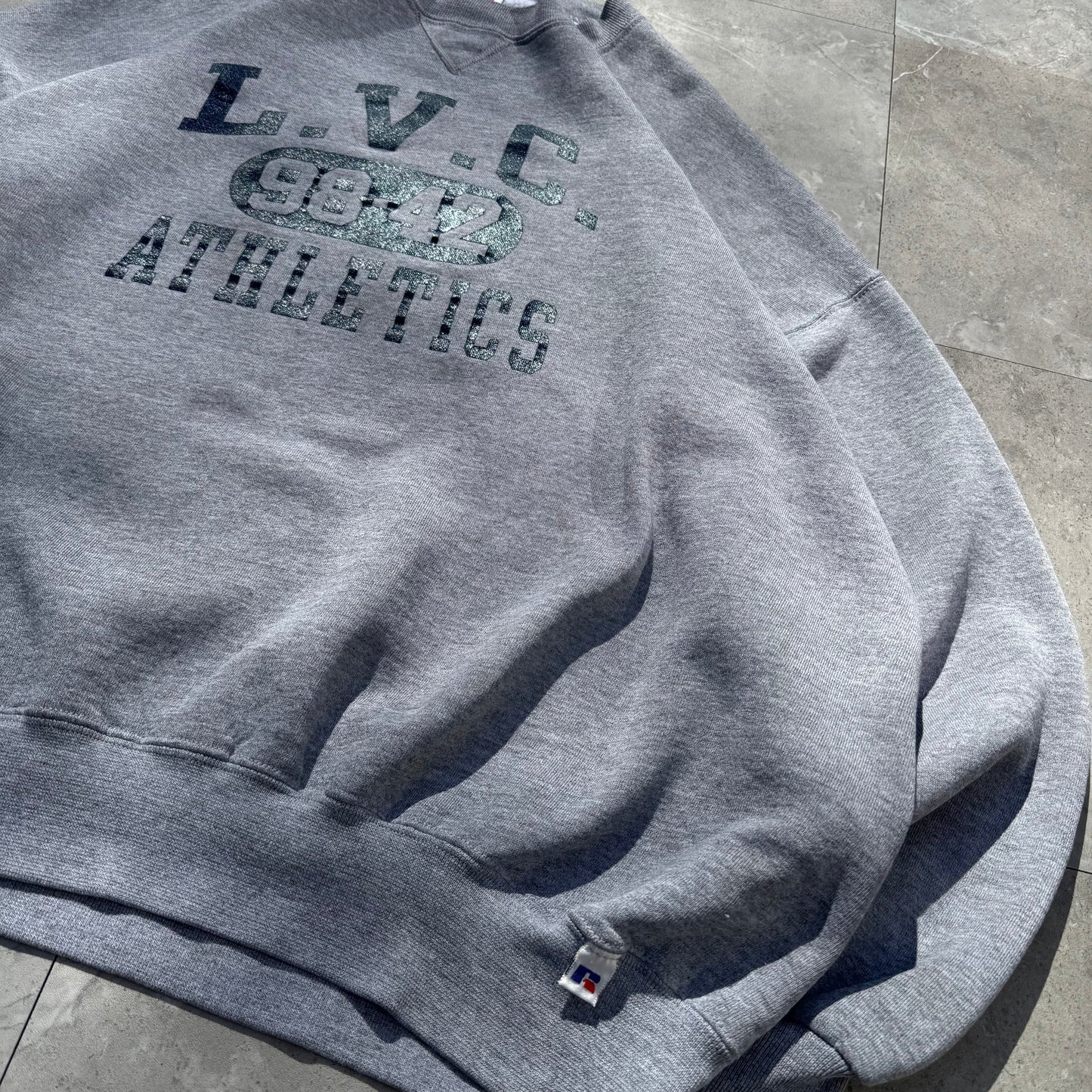 90s Russell Athletic L.V.C. Athletics Made in USA Crewneck Sweatshirt KiiChain Clothing