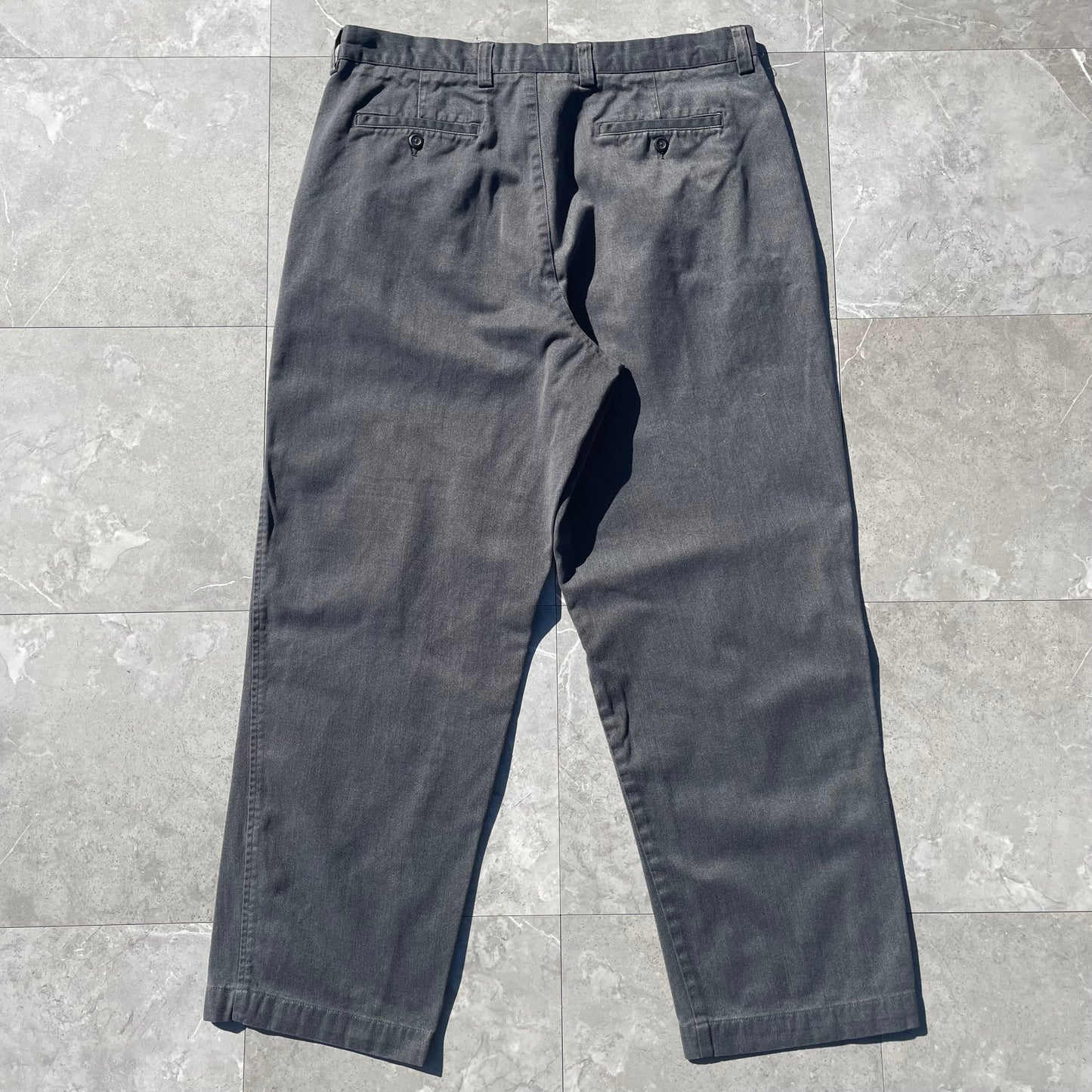 00s Gap Washed Gray/Black Loose Fit Pants 38x32 KiiChain Clothing