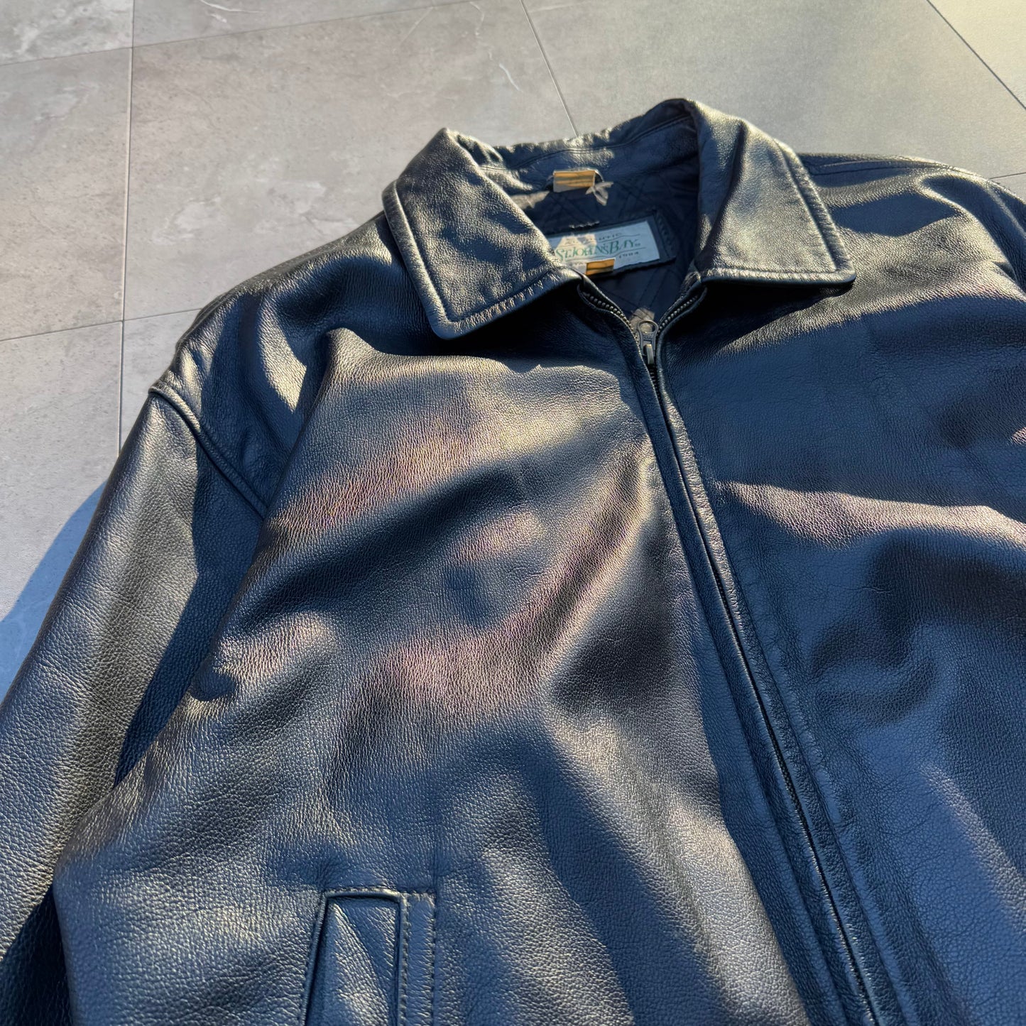 90s St John's Bay Leather Jacket KiiChain Clothing