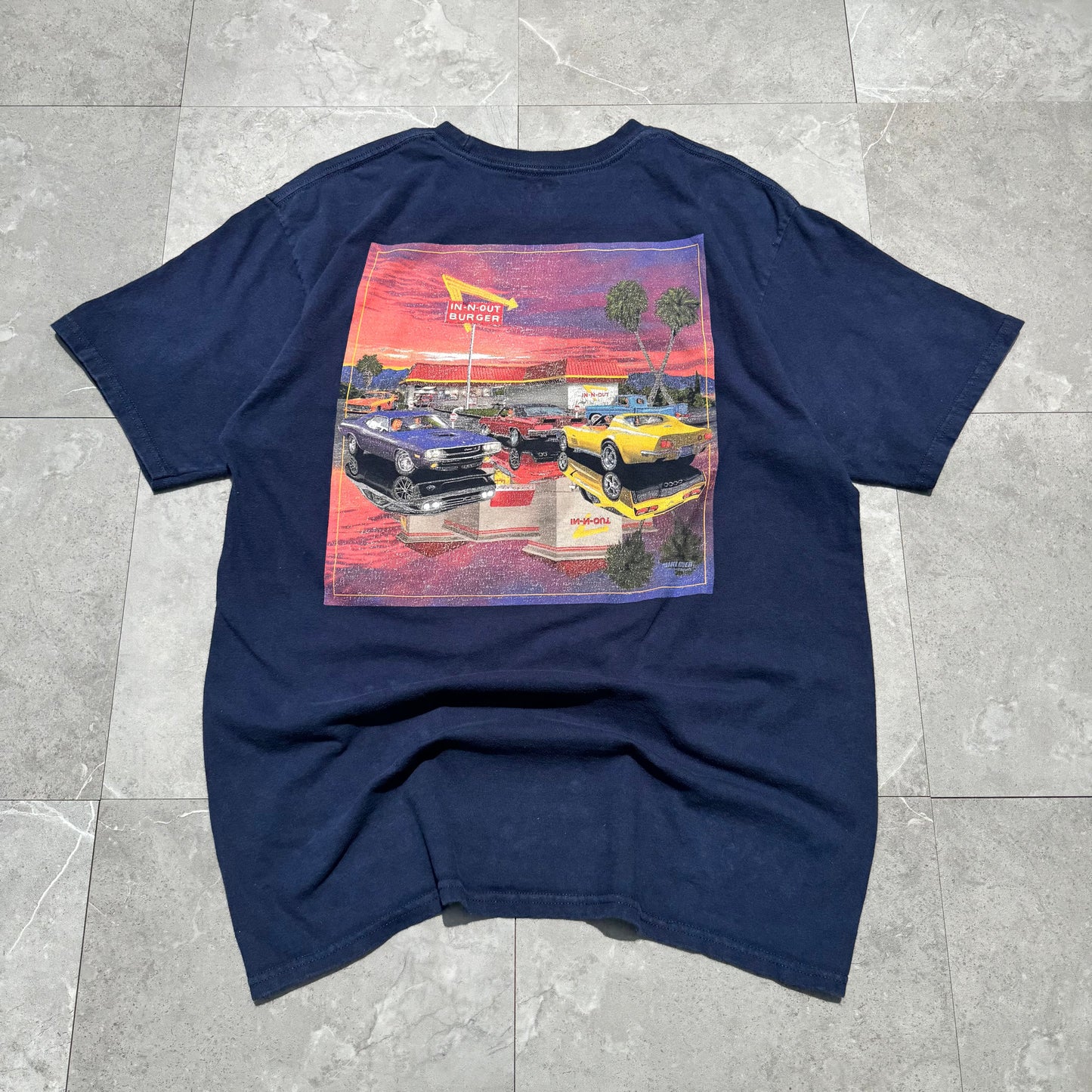 00s In-N-Out California Navy Blue Tee KiiChain Clothing