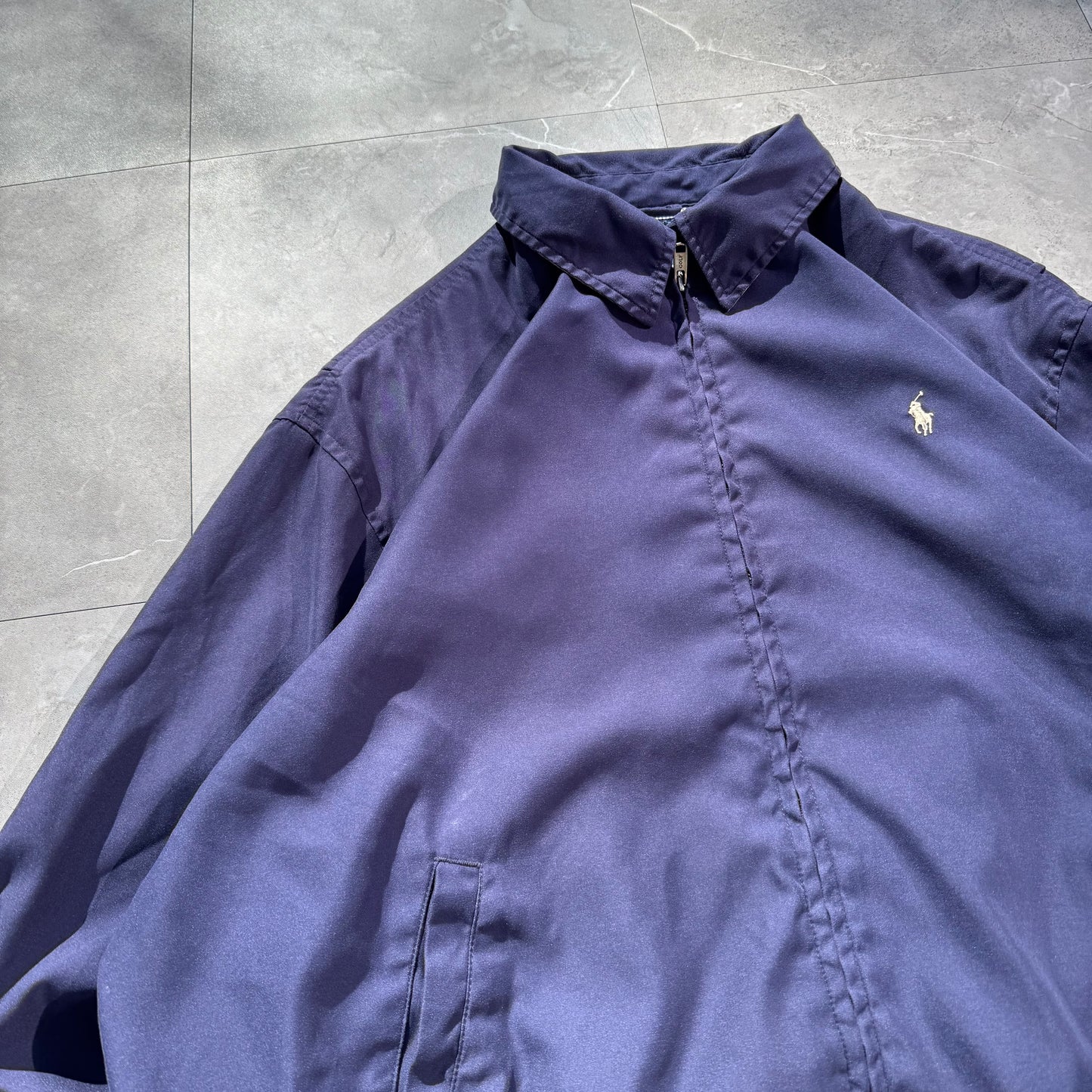 Ralph Lauren Navy Lined Swing Top Jacket