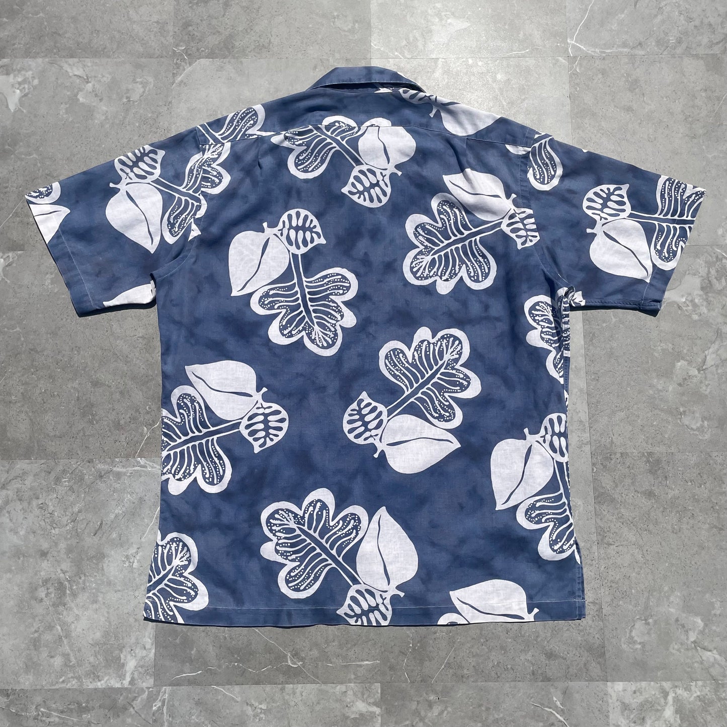 90s Ralph Lauren Cotton Linen Ramie Hawaiian Shirt KiiChain Clothing