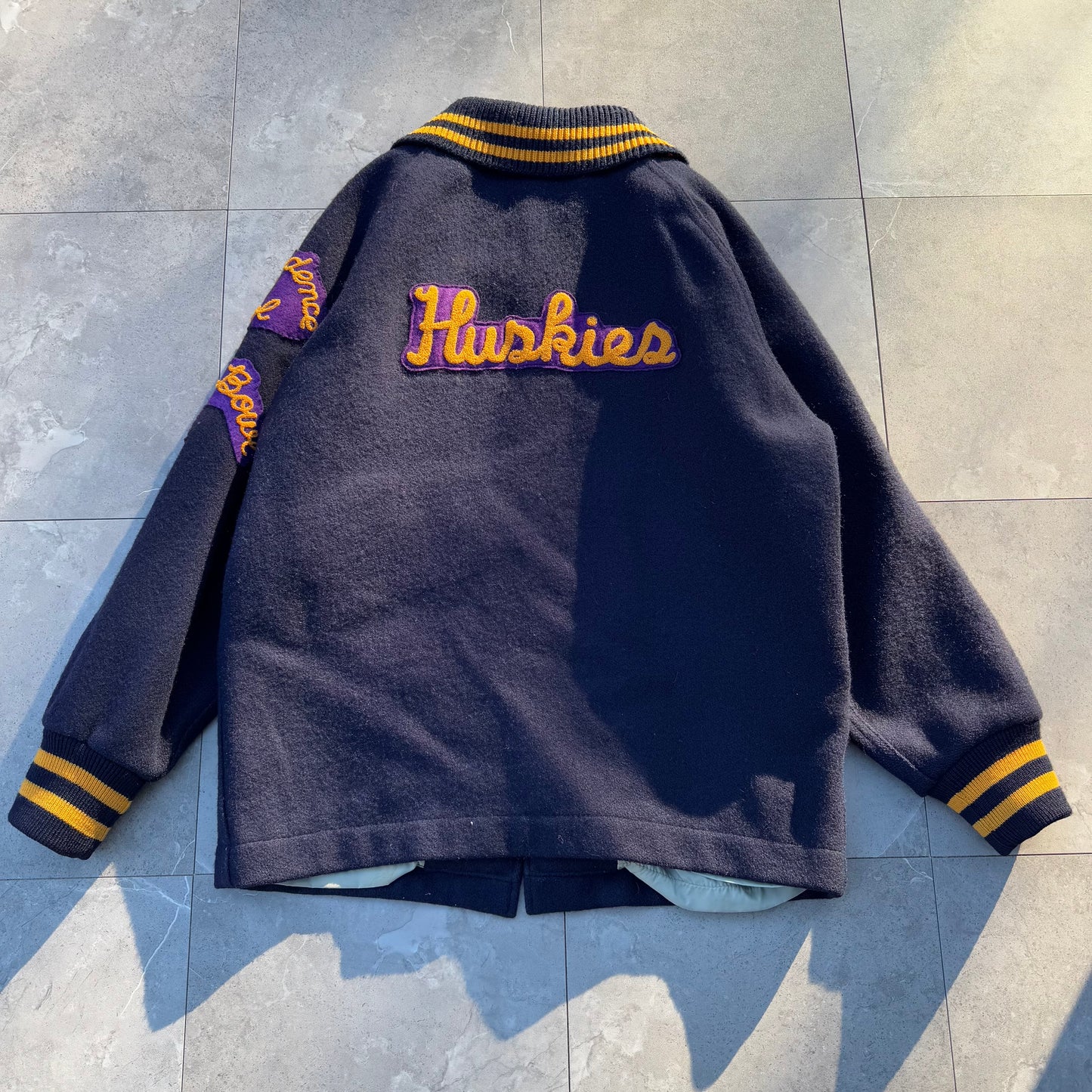 80s University of Washington Huskies Made in USA Wool Varsity Jacket KiiChain Clothing