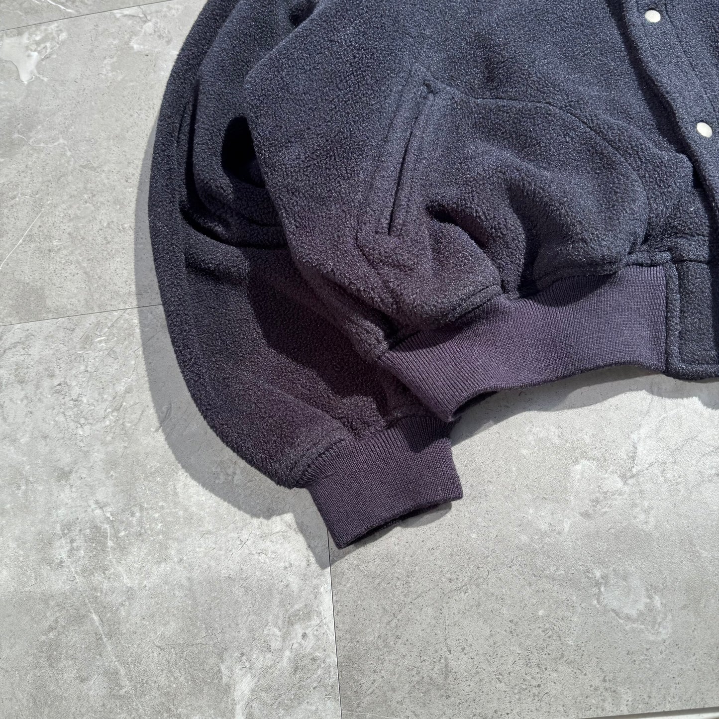 90s Polo by Ralph Lauren Snap Fleece Bomber Jacket