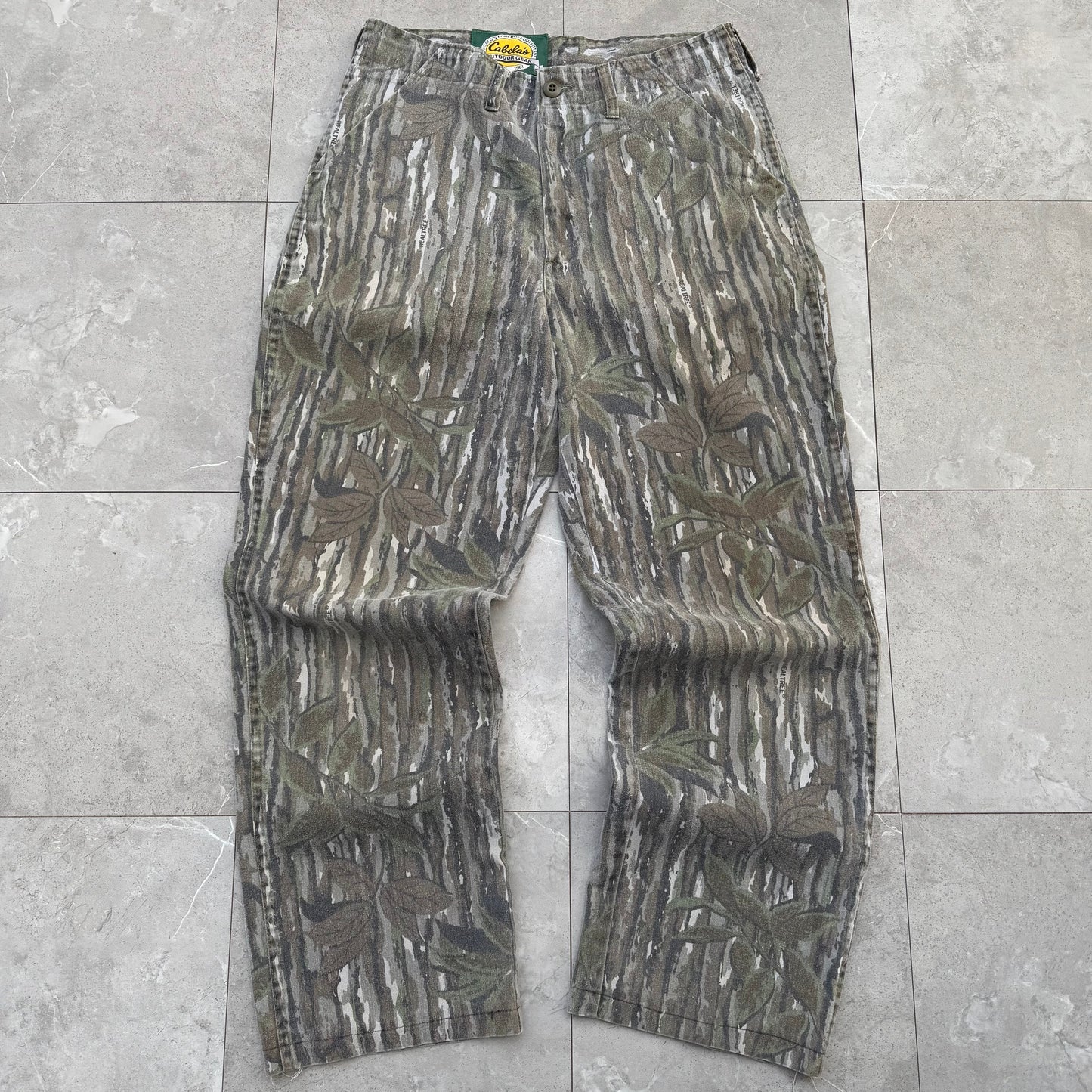 90s Cabela's Made in USA Real Tree Camo Pants Size 34 KiiChain Clothing