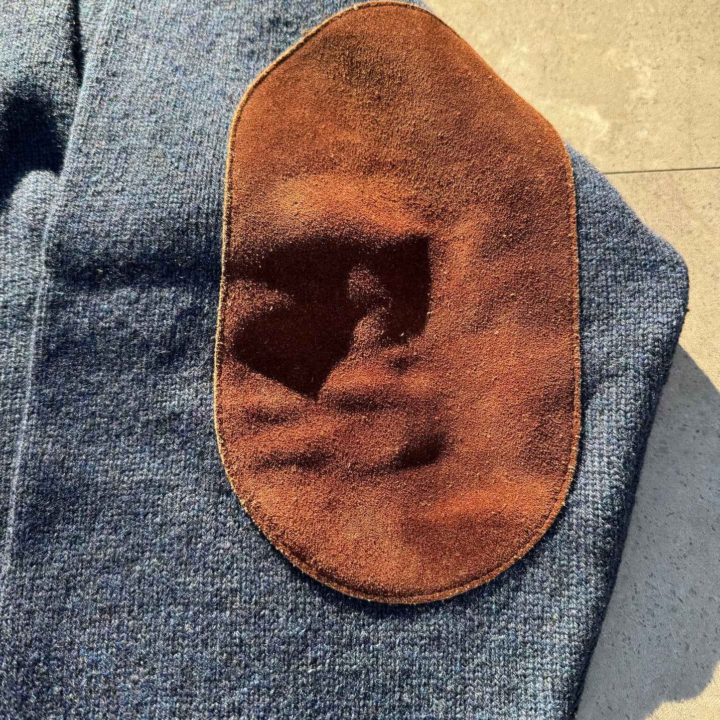 90s-00s Eddie Bauer Wool Made in USA Elbow Patch Cardigan