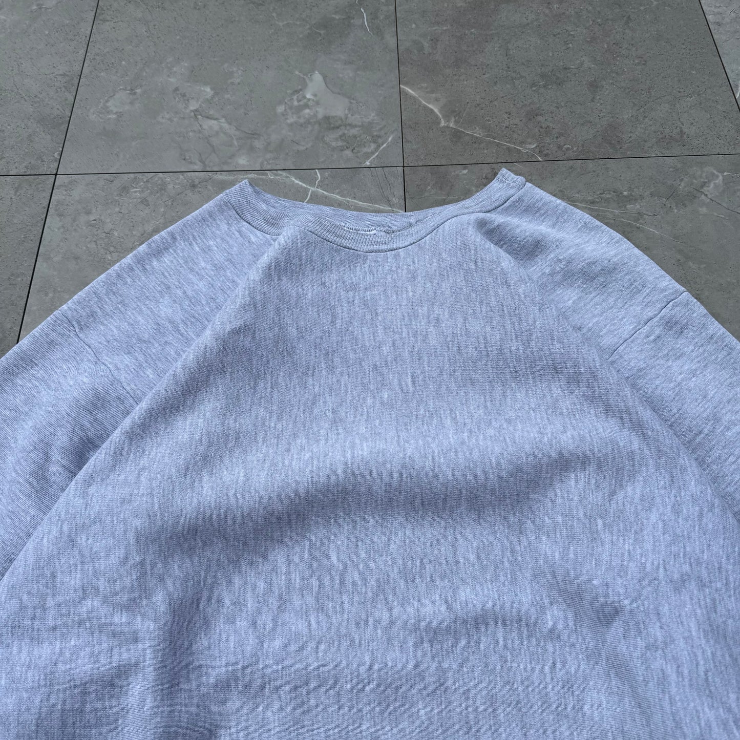 80s Champion Made in USA Gray Reverse Weave No Logo Sweatshirt