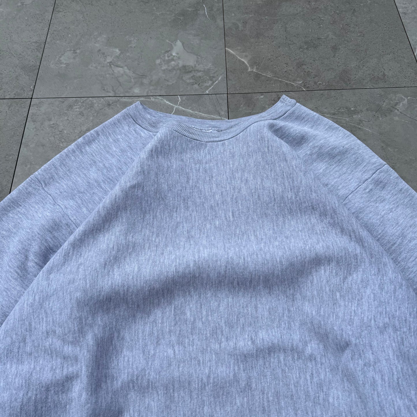 80s Champion Made in USA Gray Reverse Weave No Logo Sweatshirt KiiChain Clothing