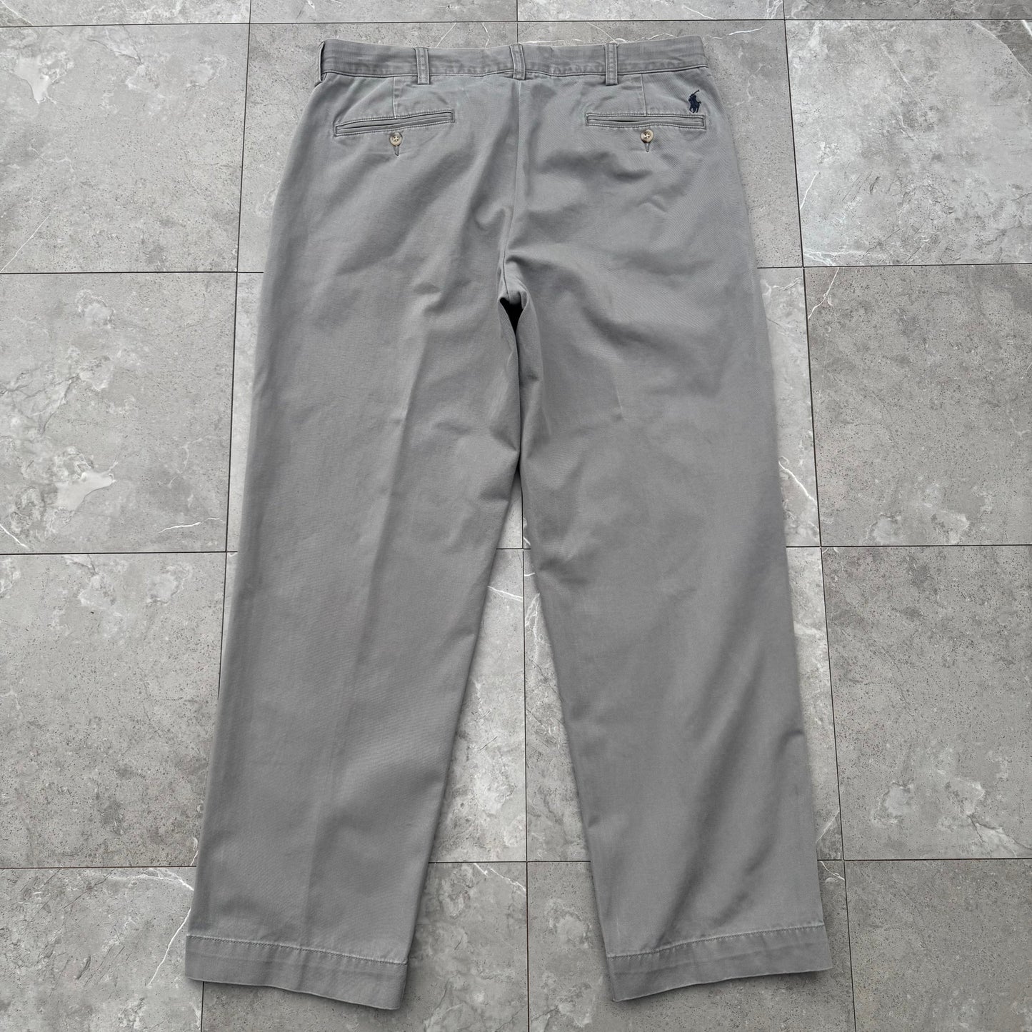 00s Polo by Ralph Lauren Gray Preston Chino Pants KiiChain Clothing