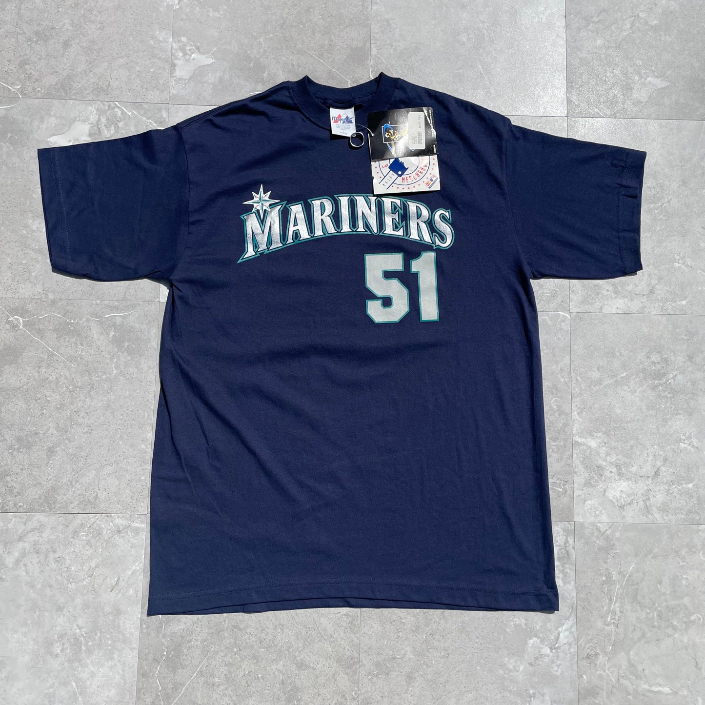 00s Deadstock Mariners Ichiro MLB Players T-Shirt KiiChain Clothing