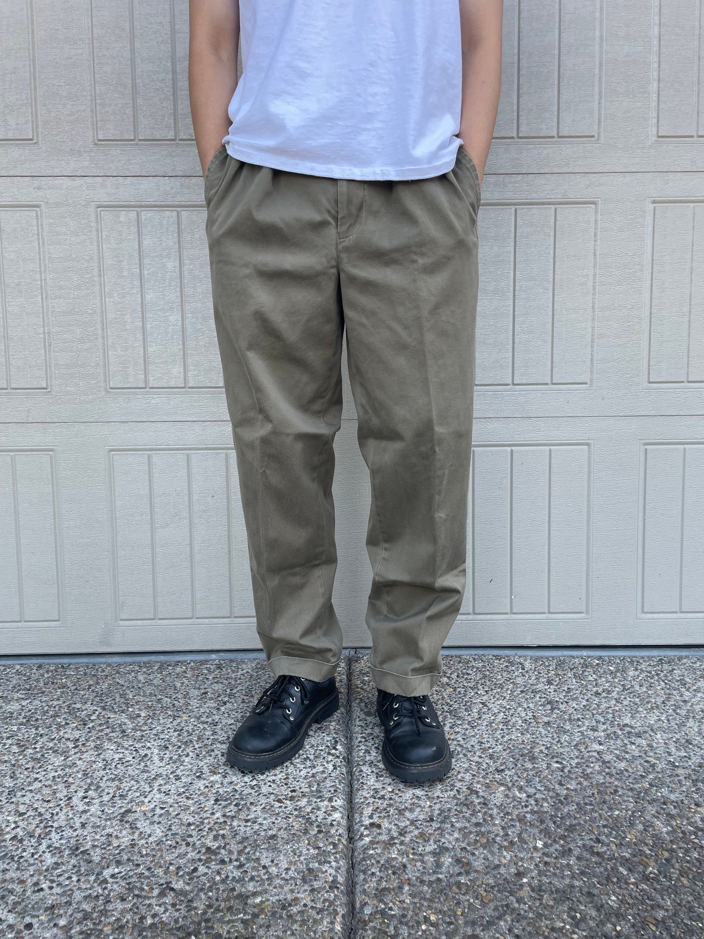 90s Nautica Spinnaker Brown Chino Pants 33x32 KiiChain Clothing