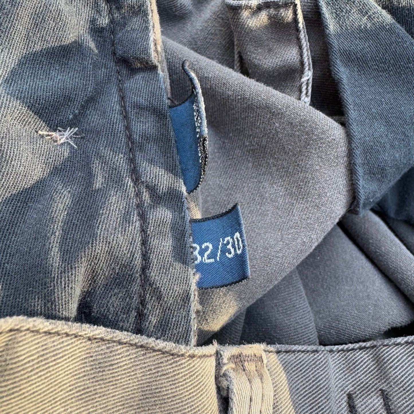 90s-00s Polo by Ralph Lauren Polo Chino Dark Gray Military Cargo Pants 32x30