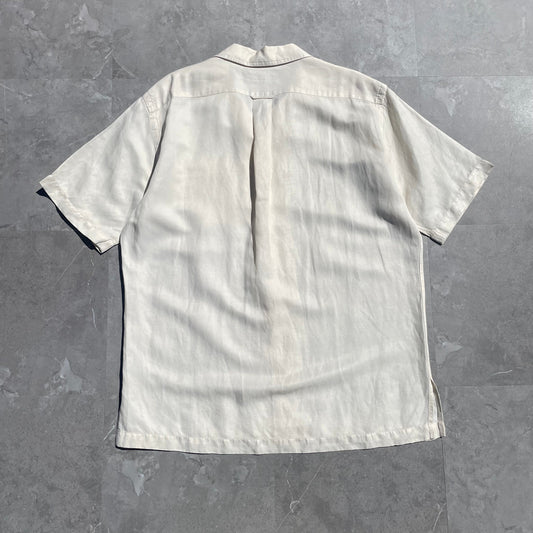 90s Ralph Lauren Caldwell Silk/Linen Short Sleeve Shirt KiiChain Clothing