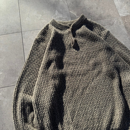 90s Unknown Heavyweight Henley Knit KiiChain Clothing