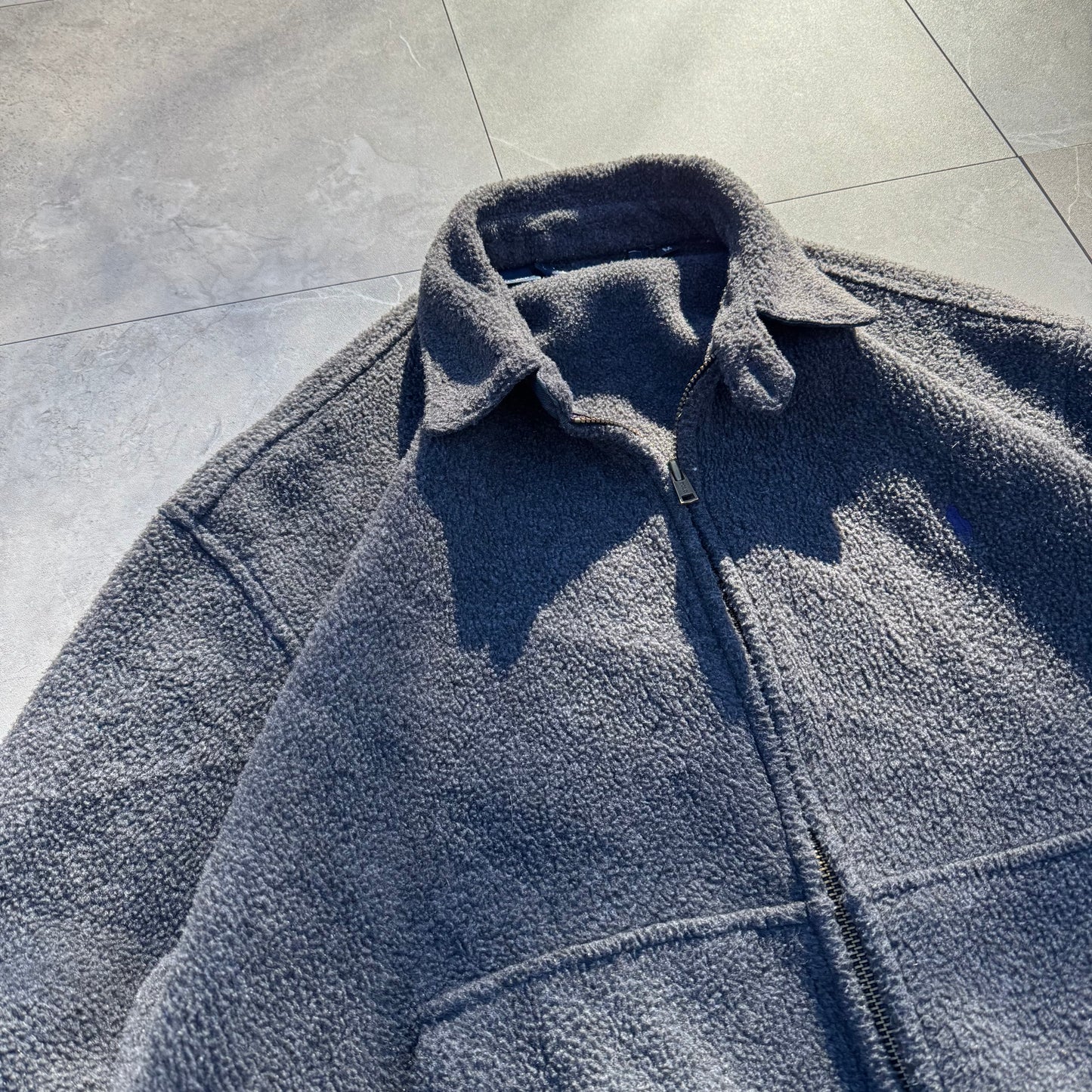 80s-90s Polo by Ralph Lauren Made in USA Fleece Swing Top Jacket