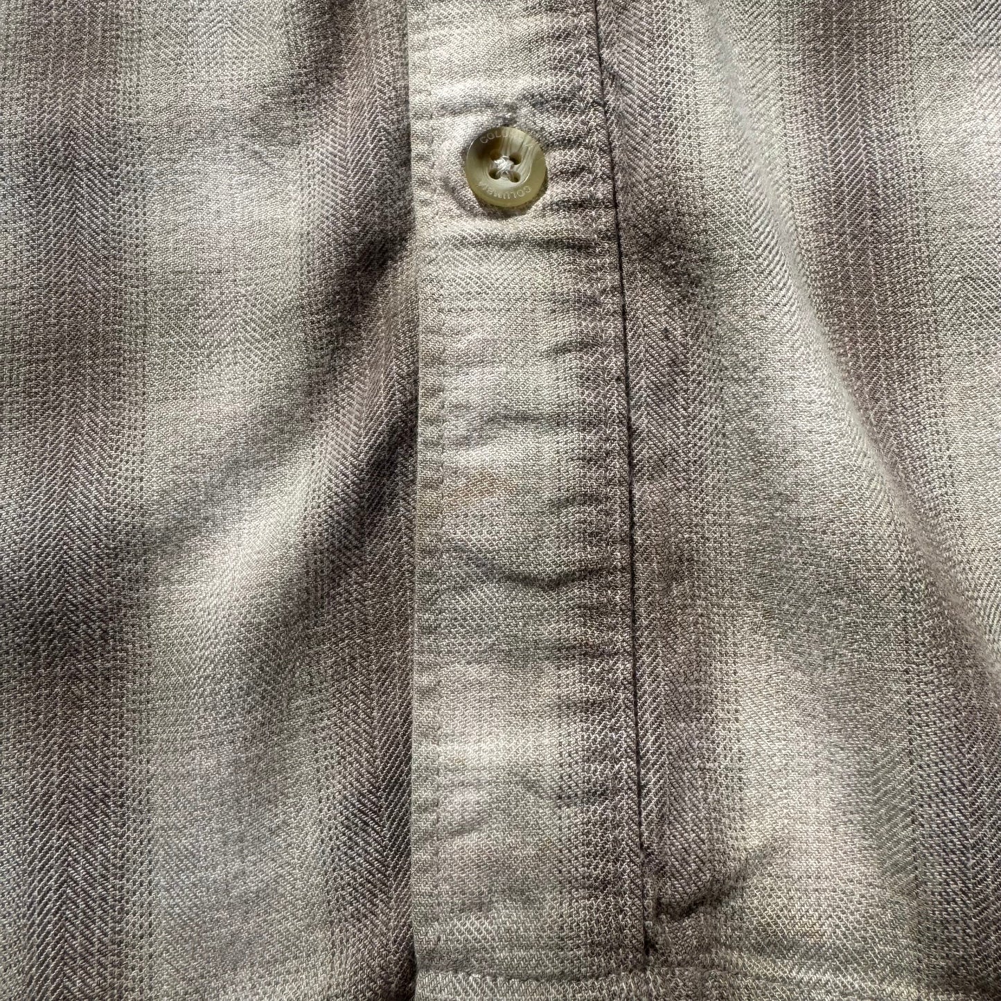 00s Columbia Cream/Beige Shadow Checkered Shirt KiiChain Clothing