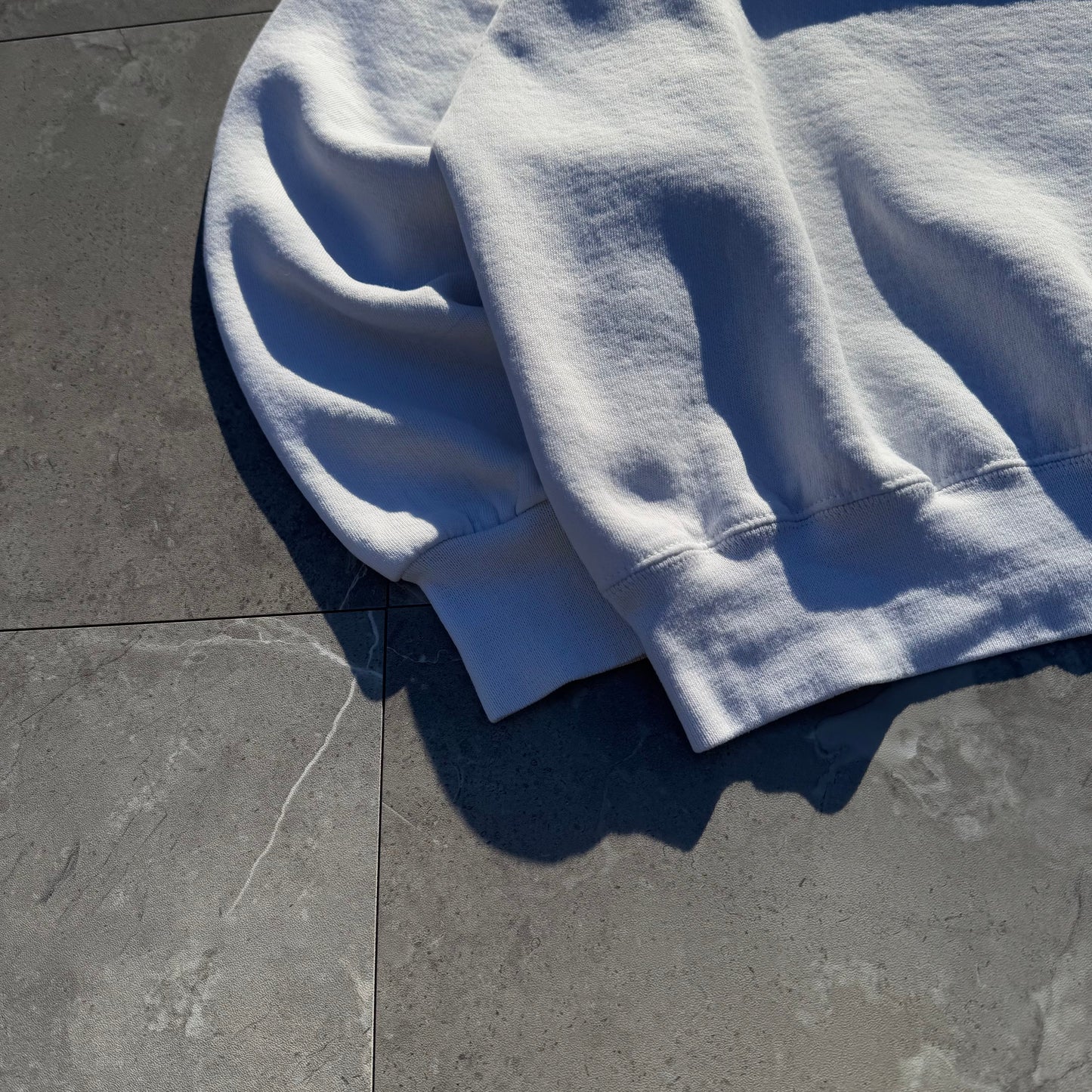 90s Russell Athletic Made in USA White Blank Sweatshirt KiiChain Clothing