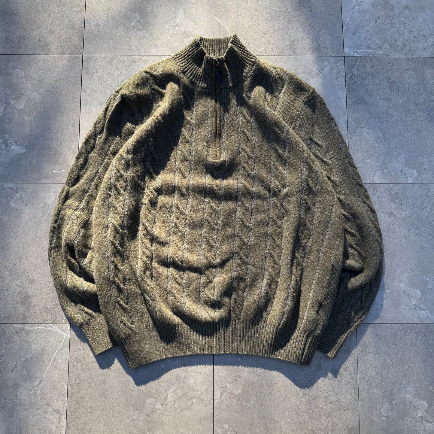 90s-00s Bugatchi Made in Italy Half-Zip Knit KiiChain Clothing