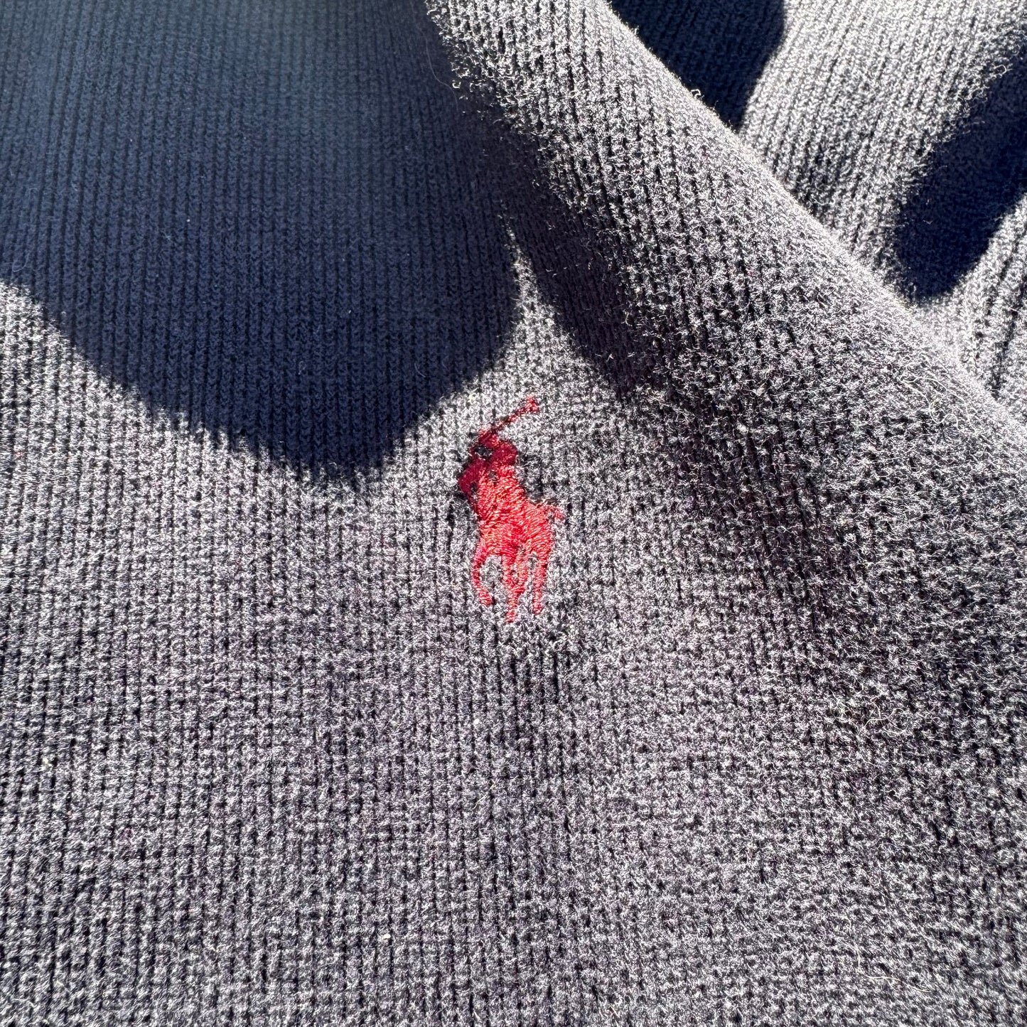 90s Polo by Ralph Lauren Navy Half-Zip Sweater KiiChain Clothing