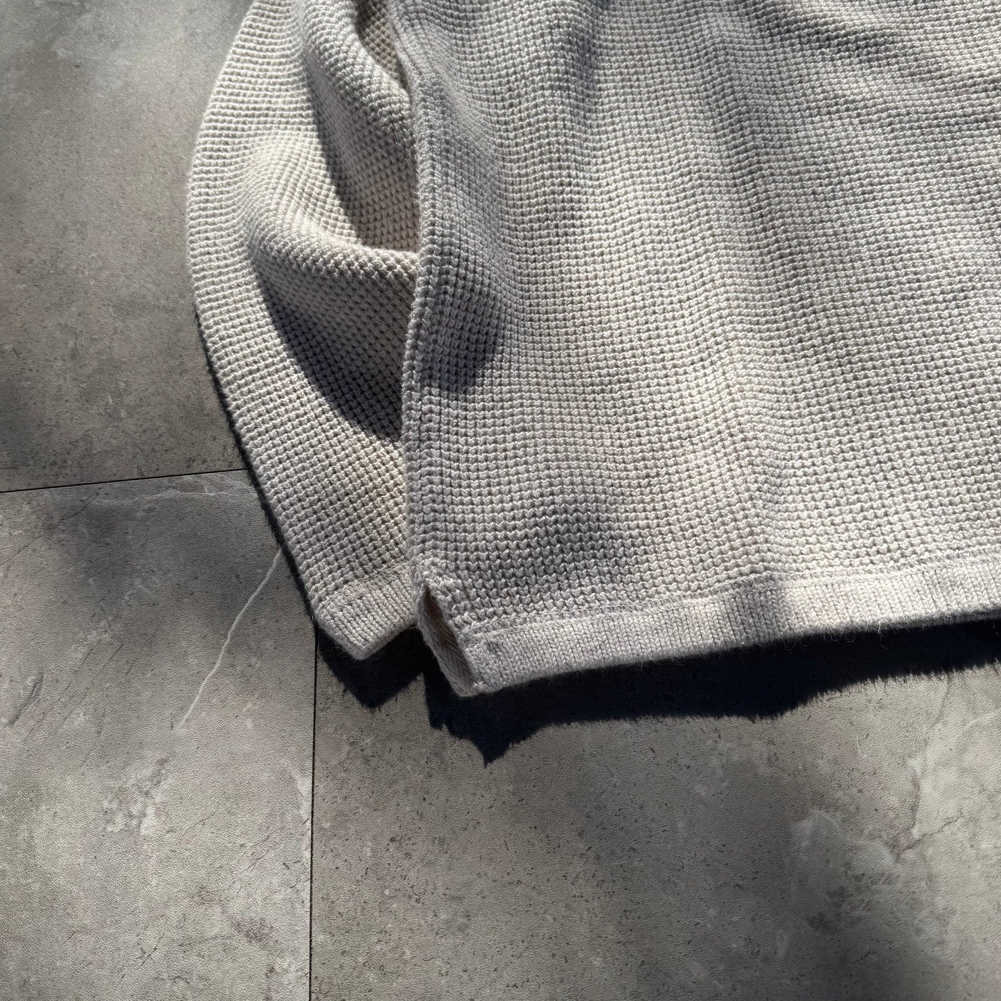 90s-00s Eddie Bauer Waffle Knit Thermal Henley KiiChain Clothing