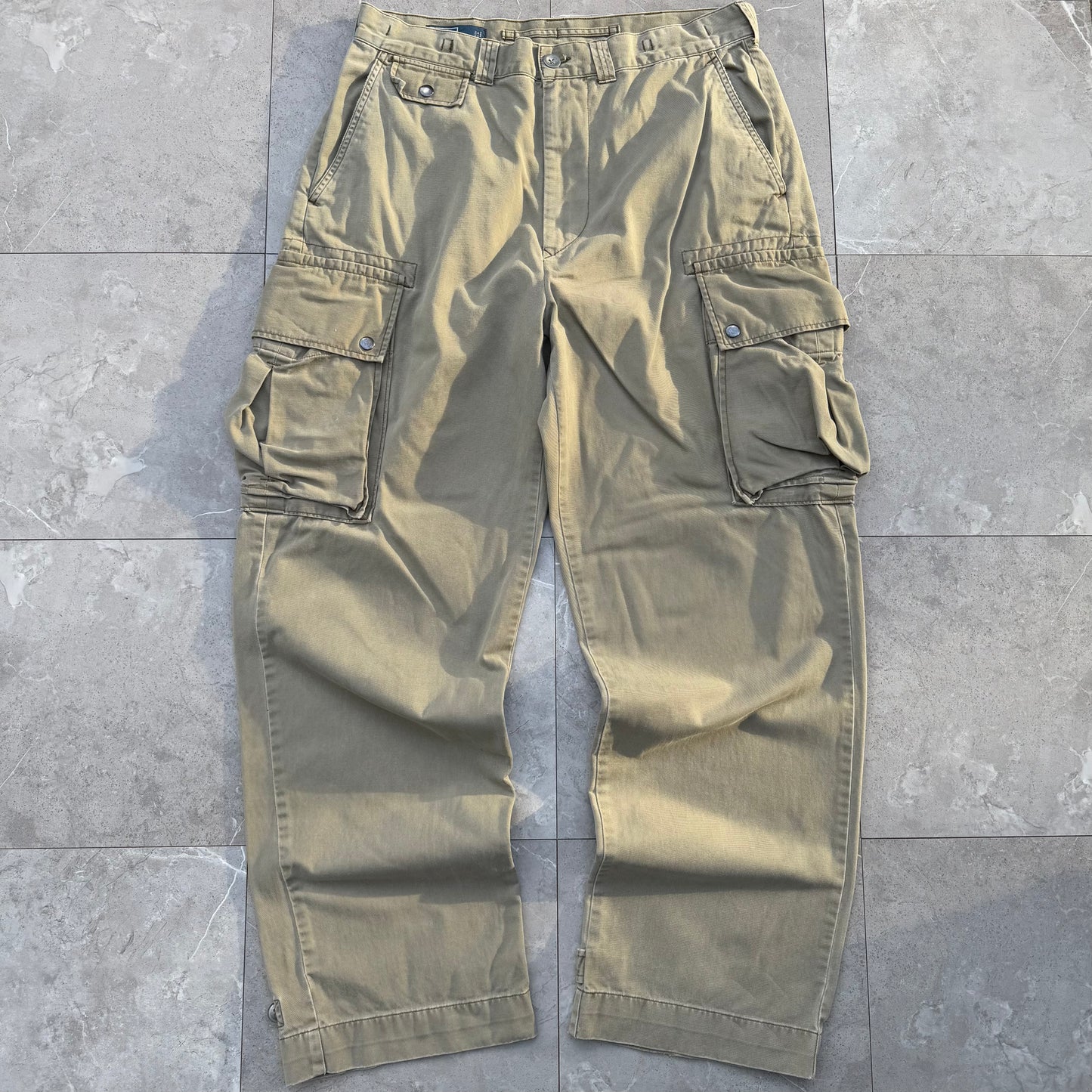 90s-00s Polo by Ralph Lauren Polo Chino Cargo Pants 35x32
