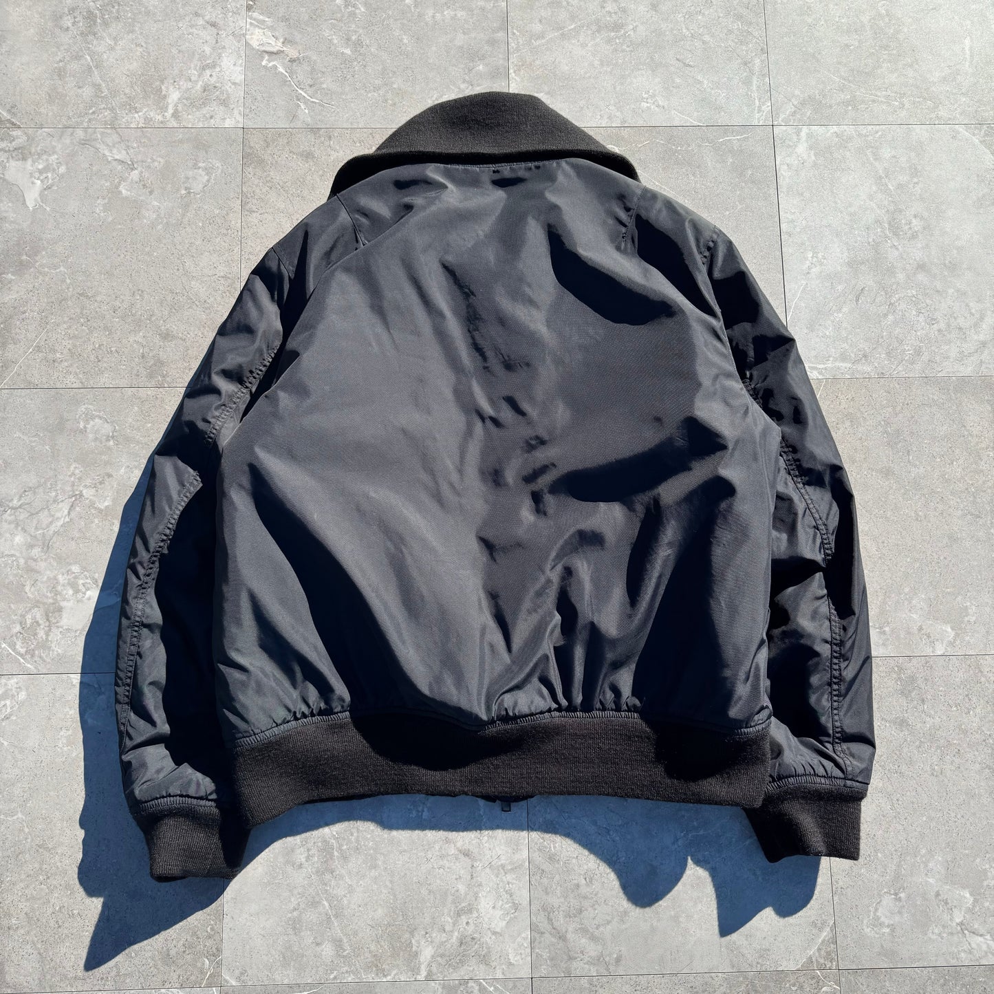 00s Lacoste Black Puffer Jacket KiiChain Clothing