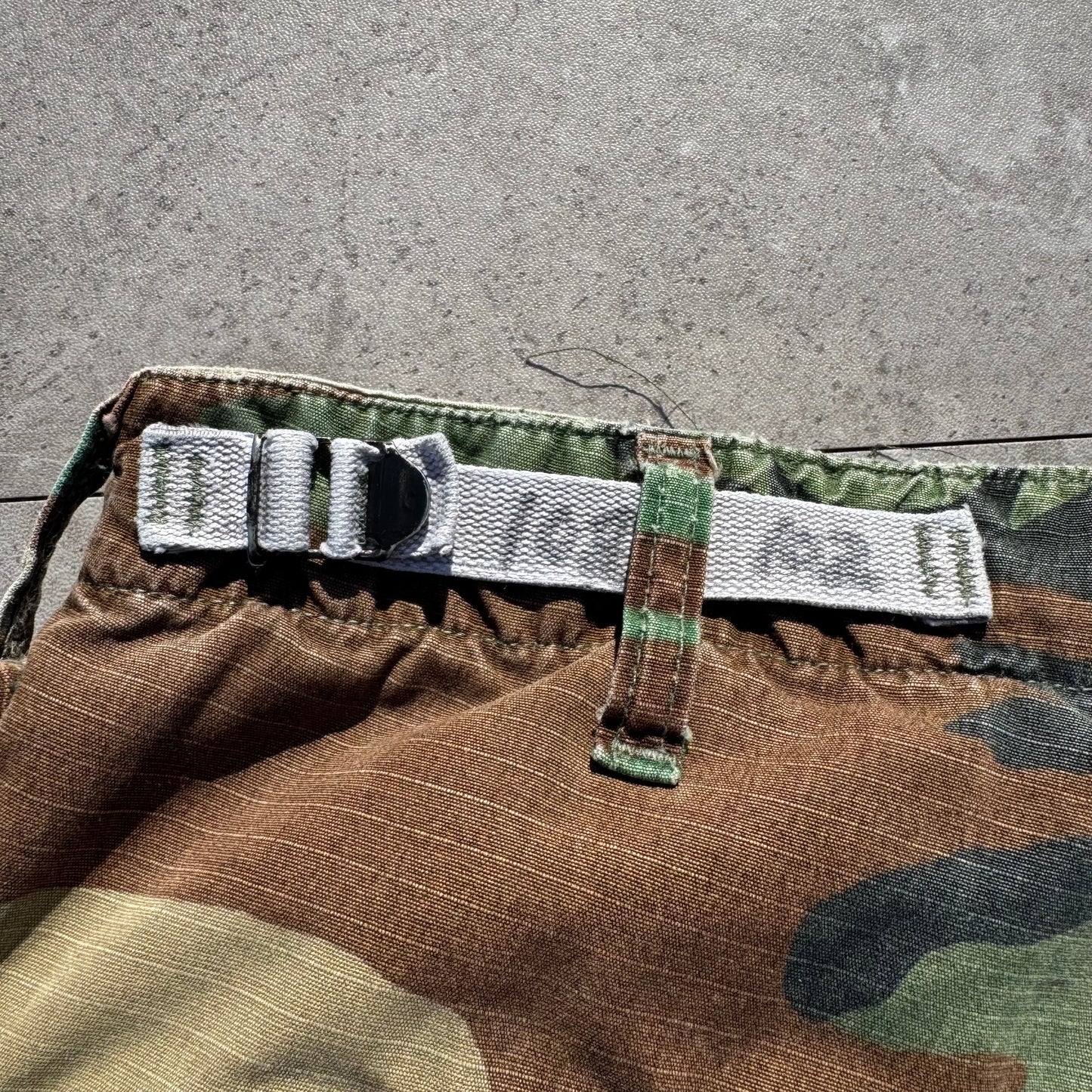 80s US Army 1988 Woodland Camouflage Military Pants KiiChain Clothing