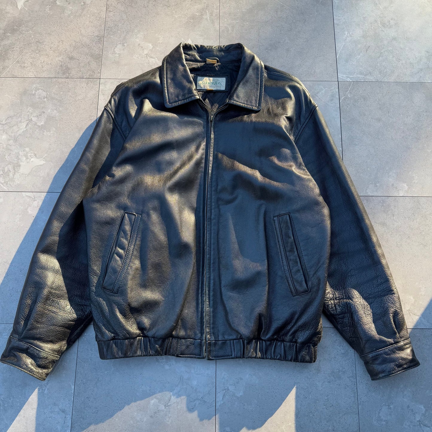 90s St John's Bay Leather Jacket KiiChain Clothing