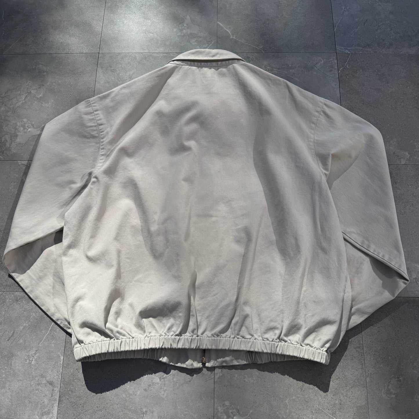 90s Polo by Ralph Lauren Cotton Made in USA Cream Swing Top Jacket